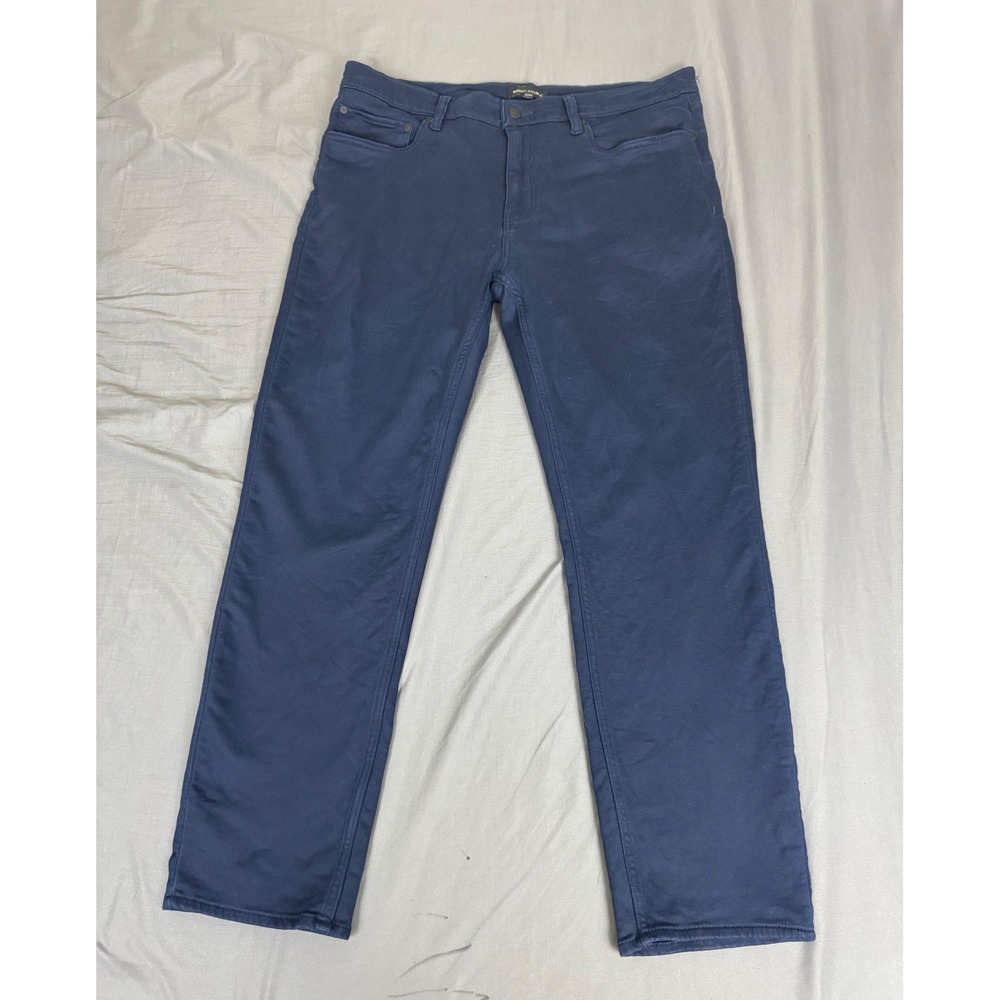 Banana Republic Mens Dark Navy Blue 5-Pocket Stretch Pants 36x30 Cotton Stretch